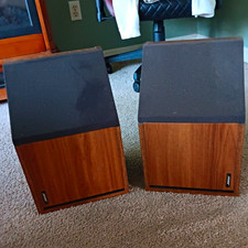 Bose 2.2 Vintage Bookshelf Speakers Pair Wood Grain Finish Tested Working Mint  picture