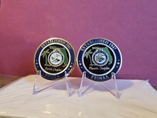 FBINA Florida Chapter 2 Coin Set Federal Police Challenge Coins picture