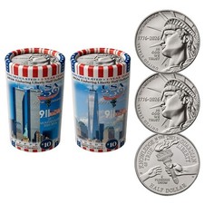 2026 P&D Enduring Liberty Half Dollar Rolls • WORLD TRADE CENTER 9/11 • USA250 picture