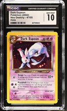 Dark Espeon 4/105 Neo Destiny Holo Unlimited English CGC 10 picture