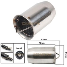 51mm Baffles DB Killer Motorcycle Exhaust Muffler Noise Sound Silencer 72MM 34% picture