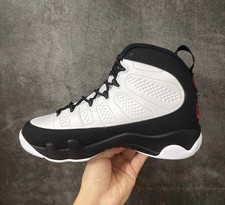 Nike Air Jordan 9 Retro Space Jam White Black True Red OG Leather Men's Shoes picture