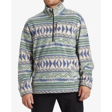 NWT Men's Billabong A/D Boundary Mock Neck 1/4 Zip Pullover - Med - Multicolor picture