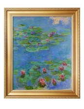 DECORARTS Waterlilies 1917 by Monet Giclee Fine Wall Art Canvas Prints Framed picture