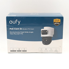 Eufy PoE Cam S4 Bullet-PTZ Cam 16MP w/ AI & Color Night Vision (T8E00121) White picture