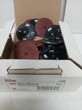 20 Discs 3M 01430 Kut-Down 36 Grit Auto Body Metal Weld Rust Grinding Disc(3in.) picture