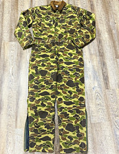 Vintage 1993 Carhartt Duck Camo Coverall RQ703X Large Regular Made USA Hunting picture