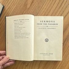 Cokesbury Press Sermons from the Parables HC Clovis G. Chappell 1957 picture