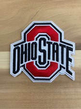 THE OHIO STATE BUCKEYES FOOTBALL BASKETBALL EMBROIDERED IRON ON Patch 3x3” picture