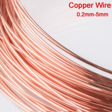 Round Copper Wire Solid Bare 0.2mm 0.3mm 0.4mm 0.5mm 0.6mm 0.8mm 1mm 2mm to 5mm picture