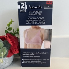 Splendid Women’s Gel Bonded Plunge Bra 2-pack / Pink  and Nude picture