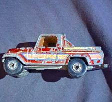 Hot Wheels Jeep Pickup Truck Diecast 1:64 Vintage 1982 Gray/Red picture