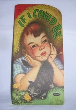 Vintage 1953 ~ IF I COULD BE ~ Whitman Die-Cut Booklet Florence Sarah Winship NF picture