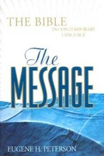 The Message: The Bible in Contemporary Language - Hardcover - GOOD picture
