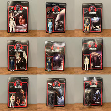 Funko Super7 ReAction Figures ALIEN Lot of 9 - MOC Sealed Ripley Kane Dallas Ash picture