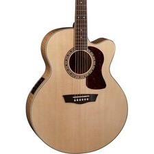 Washburn J40SCE Heritage 40 Series Jumbo Acoustic Electric Guitar Natural picture