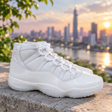 NEW CDG x Jordan 11 Pack White Leather IV7639-100 MEN SIZE US 7-12 picture