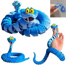 30cm Gary Snake: Disney Zootopia 2 Articulated Simulation Toy Snake, 3d Printed* picture