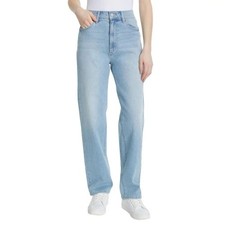 NWT Gloria Vanderbilt Women's 10 Relaxed Straight Jeans Light Wash B1683 picture
