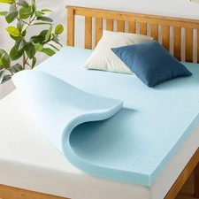 Best Price Mattress 3 Inch Ventilated Memory Foam Mattress Topper, Cooling Gel I picture