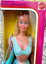 NRFB Mattel Sun Lovin' Malibu Barbie Doll 1978 Vintage Real Tan Lines, No. 1067 picture
