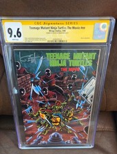 Teenage Mutant Ninja Turtles The Movie (1990) #NN CGC 9.6 Signed Kevin Eastman  picture