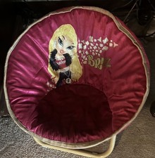 Vintage Bratz Forever Diamondz Cloe Moon Chair Y2K MGA Rare Pink Folding Chair picture