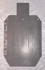 AR500 Full Scale IDPA IPSC Steel Shooting Target Gong 1/4