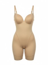 Skims Ultimate Body Padded Butt Enhancing Sienna Mid Thigh Bodysuit Size S  picture