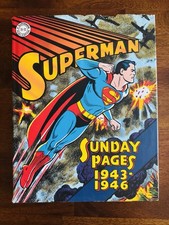 SUPERMAN Sunday Pages: 1943-1946 HC 1st Print (2013 IDW/DC) Dust Jacket picture