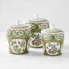 Famille Rose Porcelain Canisters picture