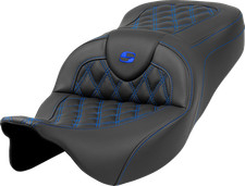 SADDLEMEN - 808-07B-18201 - Roadsofa Seat - Lattice Stitch - Blue Stitch - witho picture
