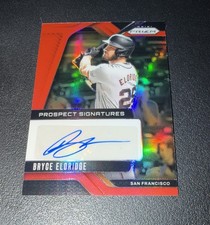 2025 Panini Prizm Prospect Signatures Bryce Eldridge Red Rookie Auto #20/99 picture