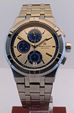 Vintage Maurice Lacroix Aikon Dial Gary Date Working Men's Wrist Watch picture