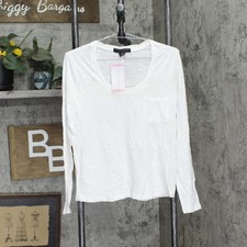 social Standard by Sanctuary Dylan Scoop Neck Long Sleeve T-Shirt Tee XL 2XL picture