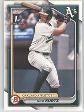 Nick Kurtz 2024 Bowman Draft #BD-56 Oakland Athletics picture