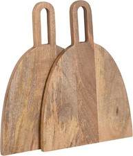 Kate and Laurel Staven Transitional Two-Piece Serving Boards 2 Piece, Natural  picture