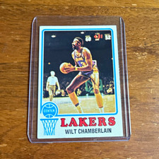 Topps 1973-74 Wilt Chamberlain #80 Los Angeles Lakers Base Set NBA Card picture