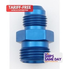 Aeroquip FCM2246, One #6 to 12mm x 1.5 Adapter Aluminum Blue Performance Parts picture