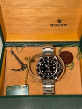 Rolex Sea-Dweller 16600 Silver Oyster Bracelet with Black Bezel picture