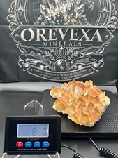 8lb Orange Mariposa “Butterfly” Calcite Crystal Cluster Large Mineral Specimen picture