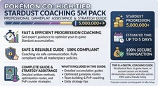 Pokemon GO Stardust Gameplay Coaching & Assistance Service - 5M Pack picture
