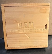 REM Automatic For The People CD in Wooden Box Limited Edition R.E.M. Art Cards. picture