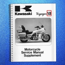 KAWASAKI Voyager XII Motorcycle Service Manual Supplement - SPIRAL BIND - COVERS picture