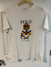Polo Ralph Lauren Polo Bear Graphic Logo Crew Neck Short Sleeve Tee Mens L picture