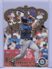 1996 Pacific Crown Collection #DC-5 Edgar Martinez Gold Crown Die Cut picture