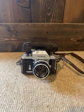Vtg NIKON F Camera & 50mm F/1.4 Lens outfit with case (Working Condition) picture