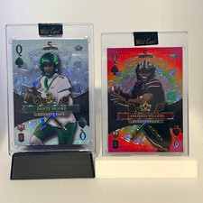 Wild Card 2026 Dante Moore & Lanorris Sellers 4-Card Lot Black Tie Steampunk picture