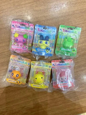 Tamagotchi Blister Package Collection Miniature Figure Full Set of 6 w/ Book picture