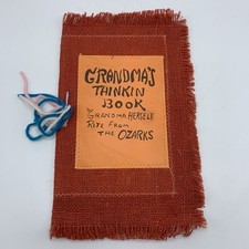 Grandma's Thinkin Book by Grandma Herself Rite from the Ozarks 1957 Poems Vtg picture